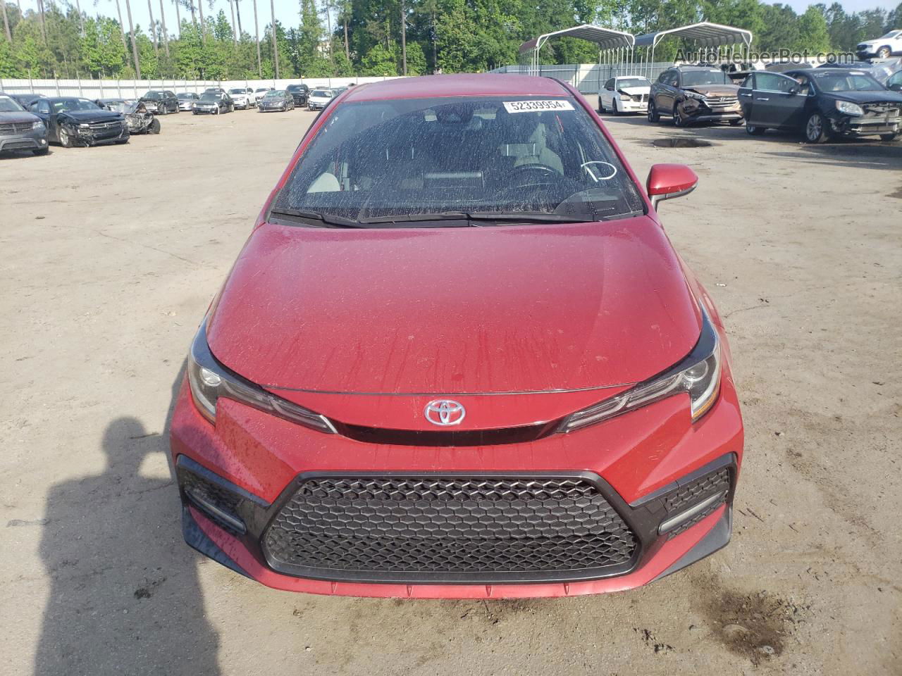 2021 Toyota Corolla Se Red vin: JTDS4MCE7MJ058702