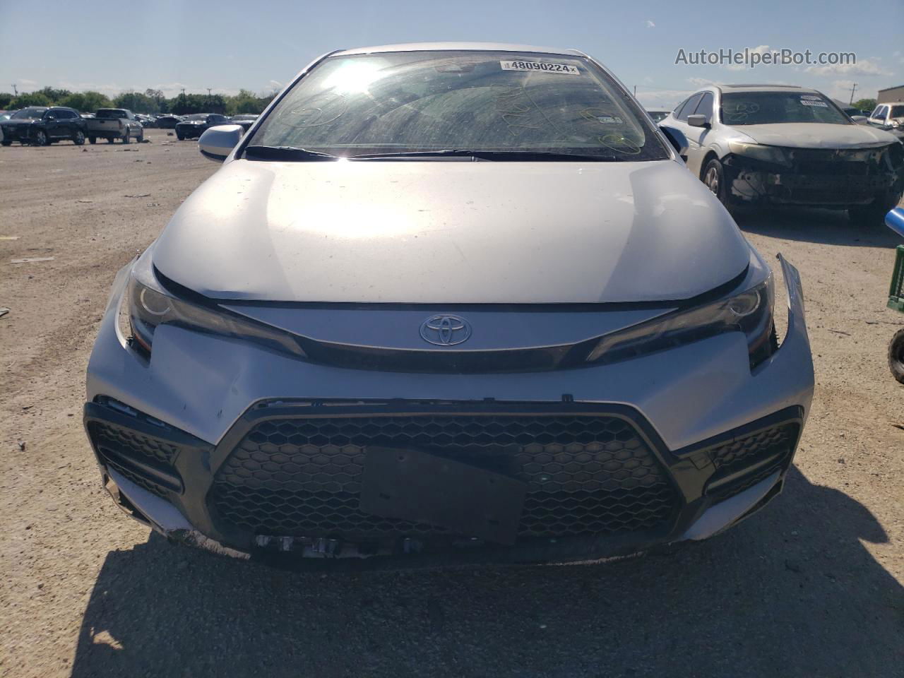 2021 Toyota Corolla Se Серебряный vin: JTDS4MCE7MJ075676