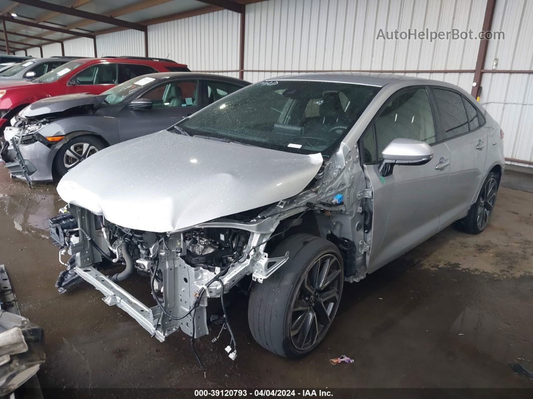 2021 Toyota Corolla Se Серебряный vin: JTDS4MCE8MJ059602