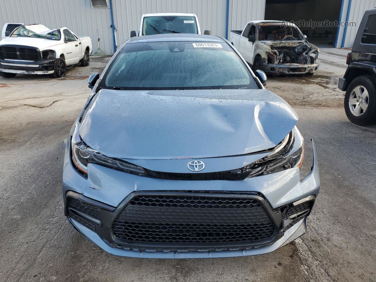 2021 Toyota Corolla Se Gray vin: JTDS4MCE8MJ072284