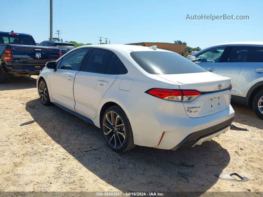 2021 Toyota Corolla Se White vin: JTDS4MCE8MJ072933