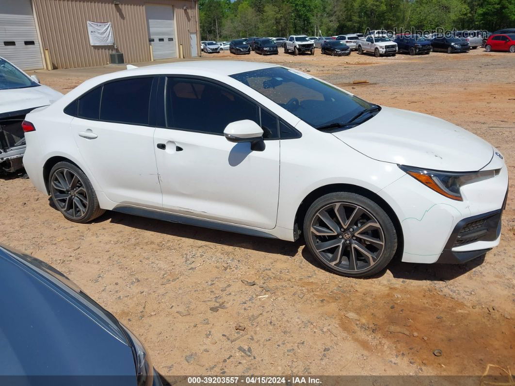 2021 Toyota Corolla Se White vin: JTDS4MCE8MJ072933