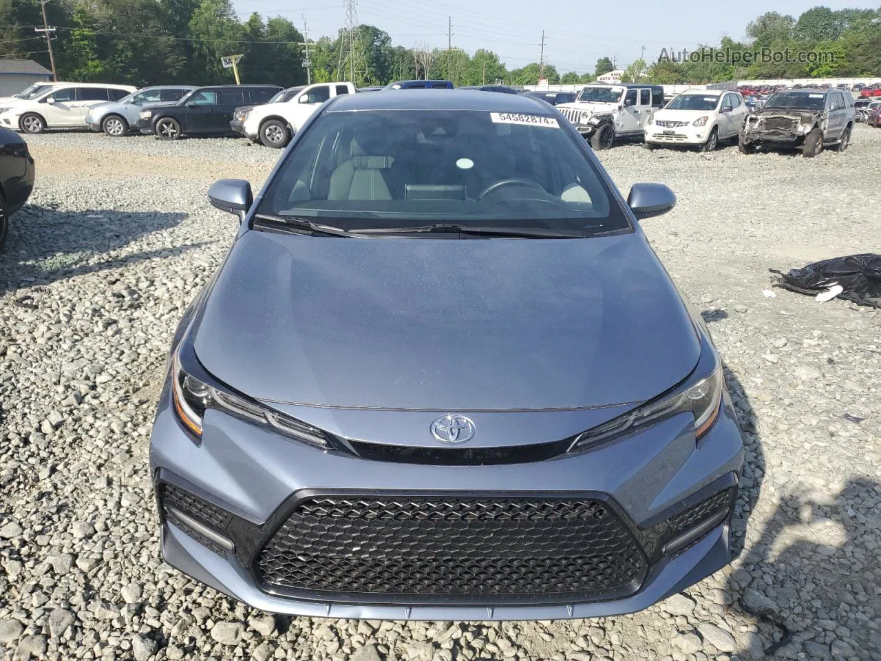 2021 Toyota Corolla Se Blue vin: JTDS4MCE8MJ080952