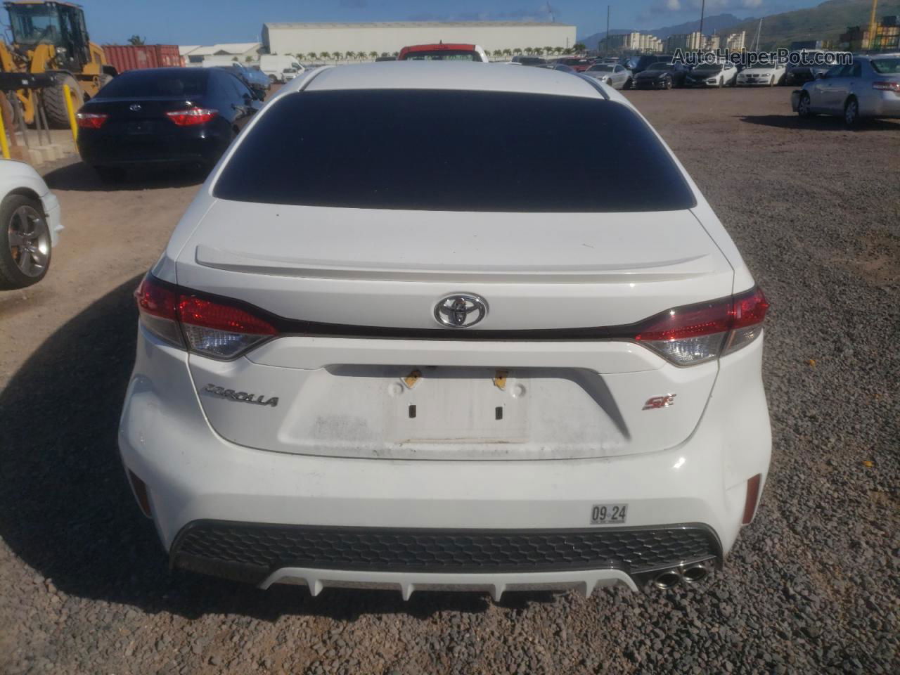 2021 Toyota Corolla Se White vin: JTDS4MCEXMJ070360