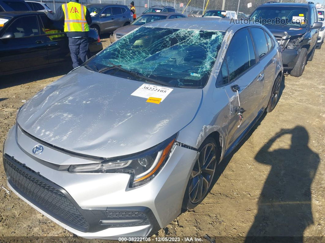 2020 Toyota Corolla Se Silver vin: JTDS4RCE0LJ036049