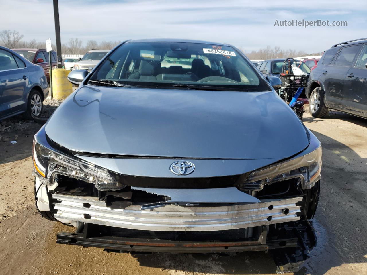 2020 Toyota Corolla Se Синий vin: JTDS4RCE1LJ004565