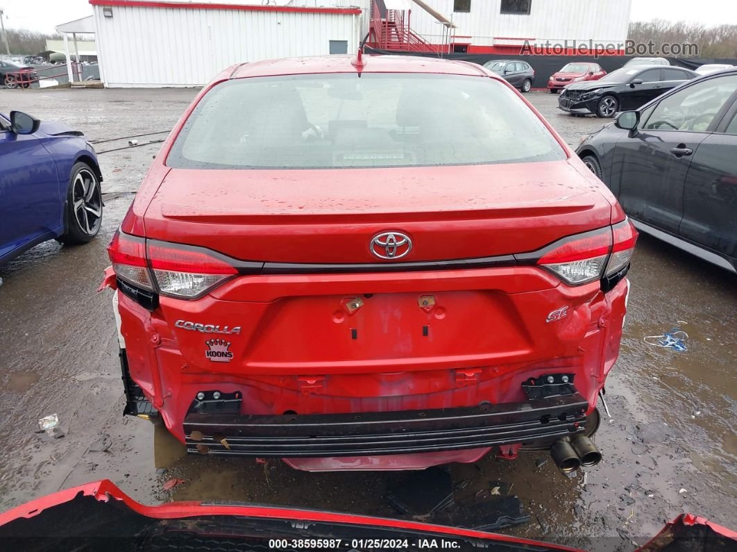 2020 Toyota Corolla Se Red vin: JTDS4RCE1LJ006672