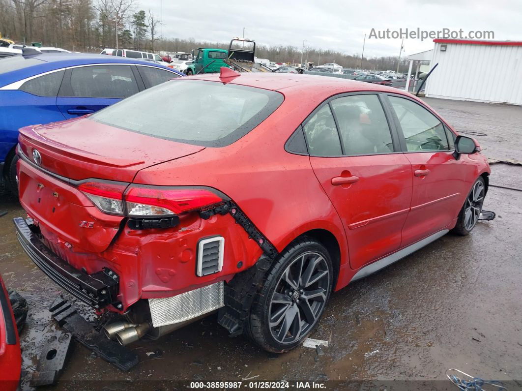 2020 Toyota Corolla Se Red vin: JTDS4RCE1LJ006672