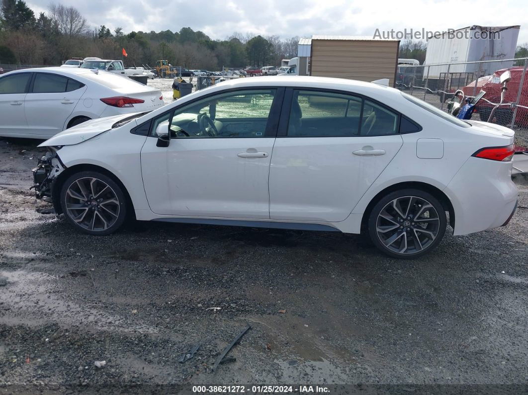 2020 Toyota Corolla Se White vin: JTDS4RCE1LJ018367