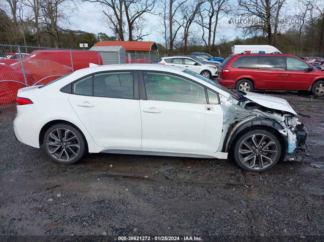 2020 Toyota Corolla Se White vin: JTDS4RCE1LJ018367