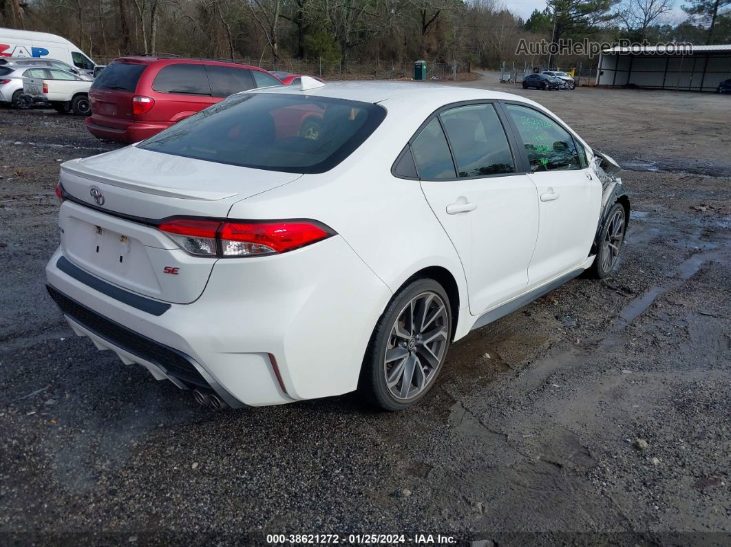 2020 Toyota Corolla Se Белый vin: JTDS4RCE1LJ018367