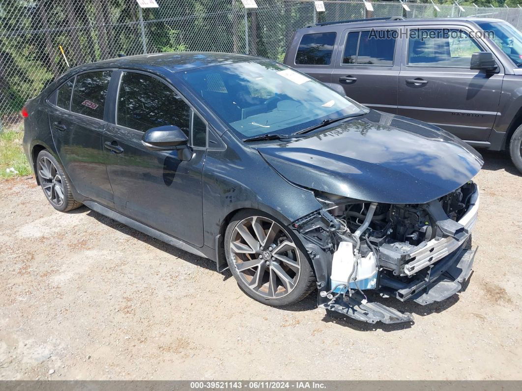 2020 Toyota Corolla Se Black vin: JTDS4RCE2LJ031158