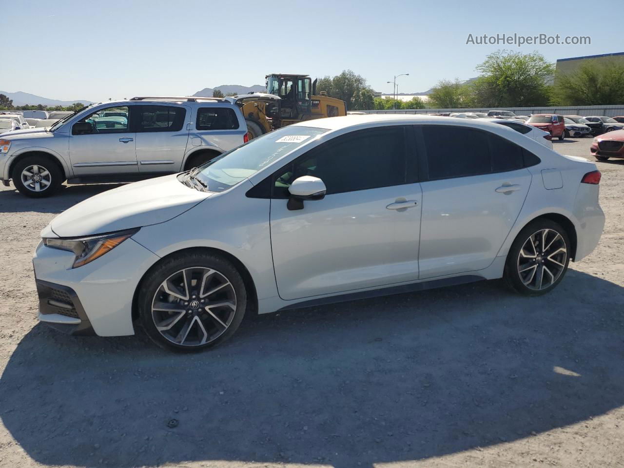 2020 Toyota Corolla Se White vin: JTDS4RCE2LJ037042