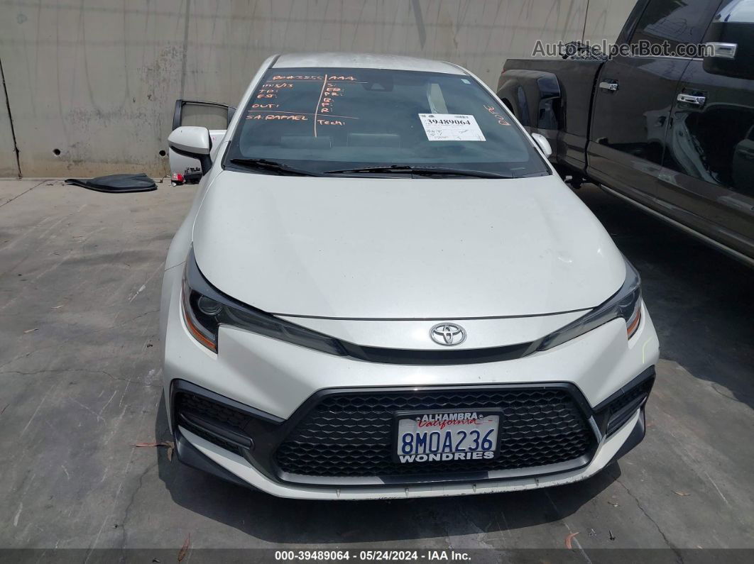 2020 Toyota Corolla Se White vin: JTDS4RCE2LJ040569