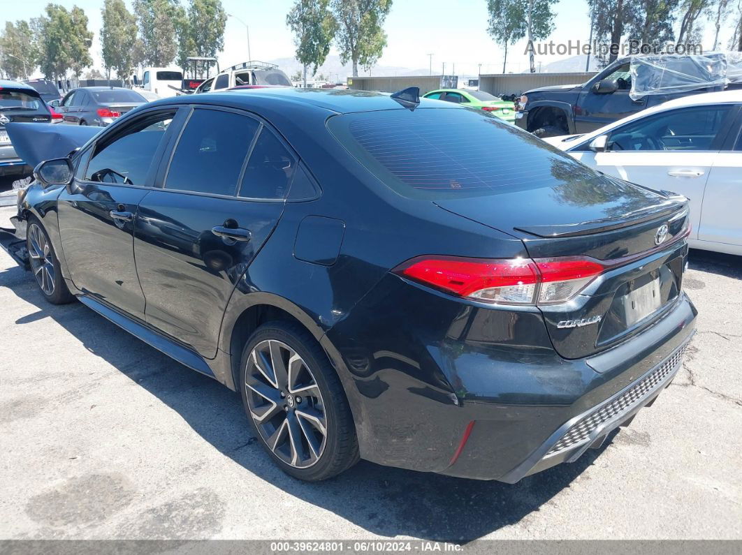 2020 Toyota Corolla Se Black vin: JTDS4RCE2LJ041883