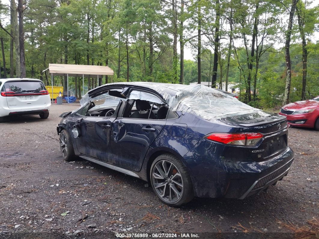 2020 Toyota Corolla Se Dark Blue vin: JTDS4RCE3LJ011758