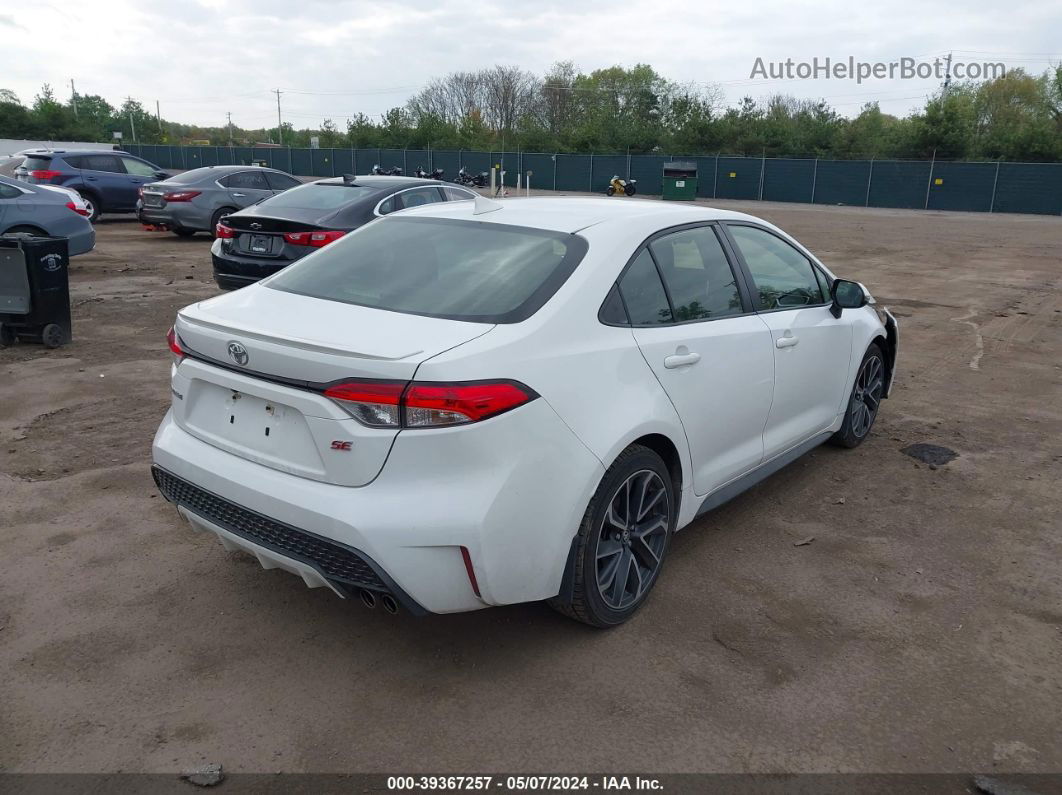 2020 Toyota Corolla Se White vin: JTDS4RCE3LJ018788