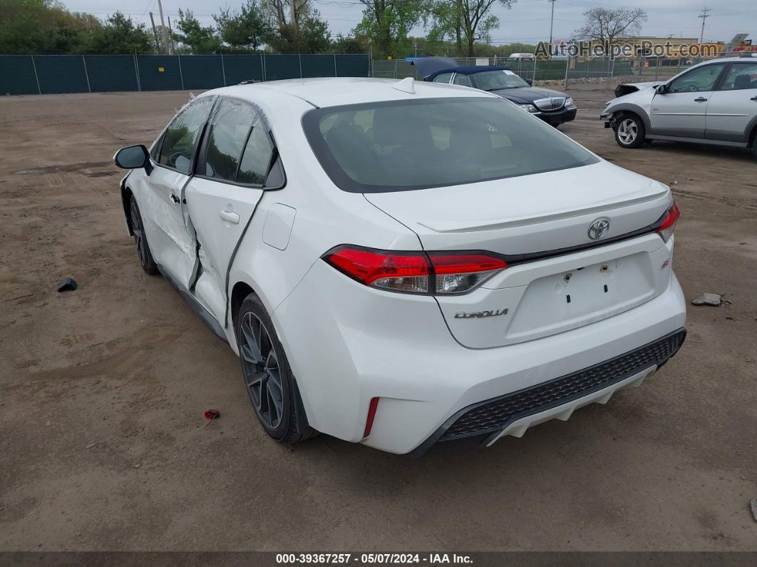 2020 Toyota Corolla Se White vin: JTDS4RCE3LJ018788