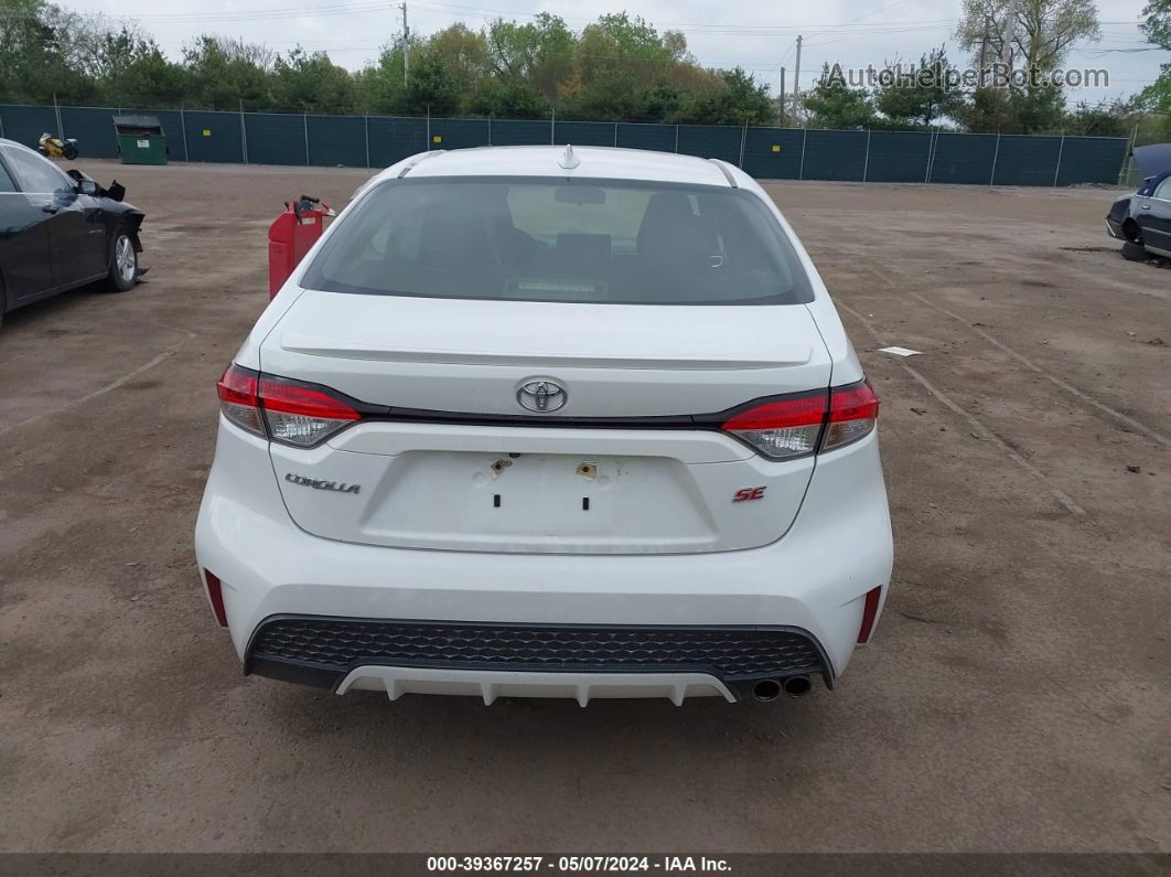 2020 Toyota Corolla Se White vin: JTDS4RCE3LJ018788