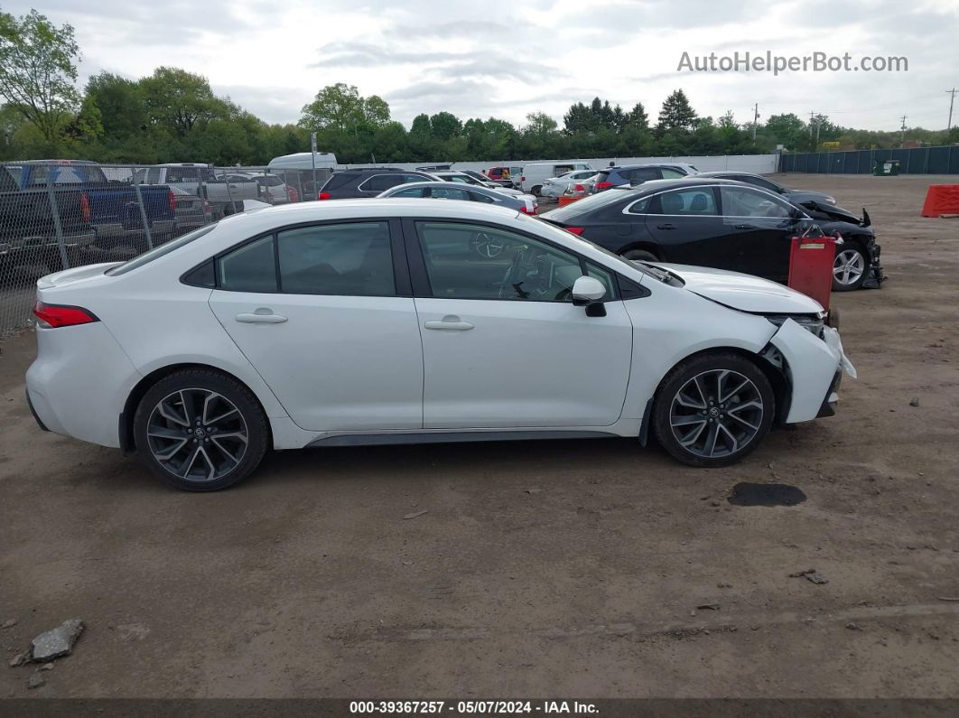 2020 Toyota Corolla Se White vin: JTDS4RCE3LJ018788