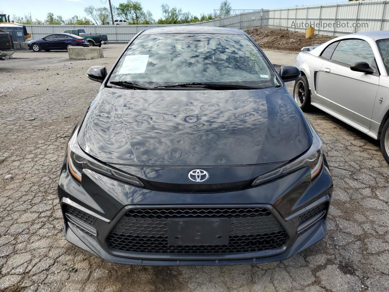 2020 Toyota Corolla Se Black vin: JTDS4RCE3LJ035672