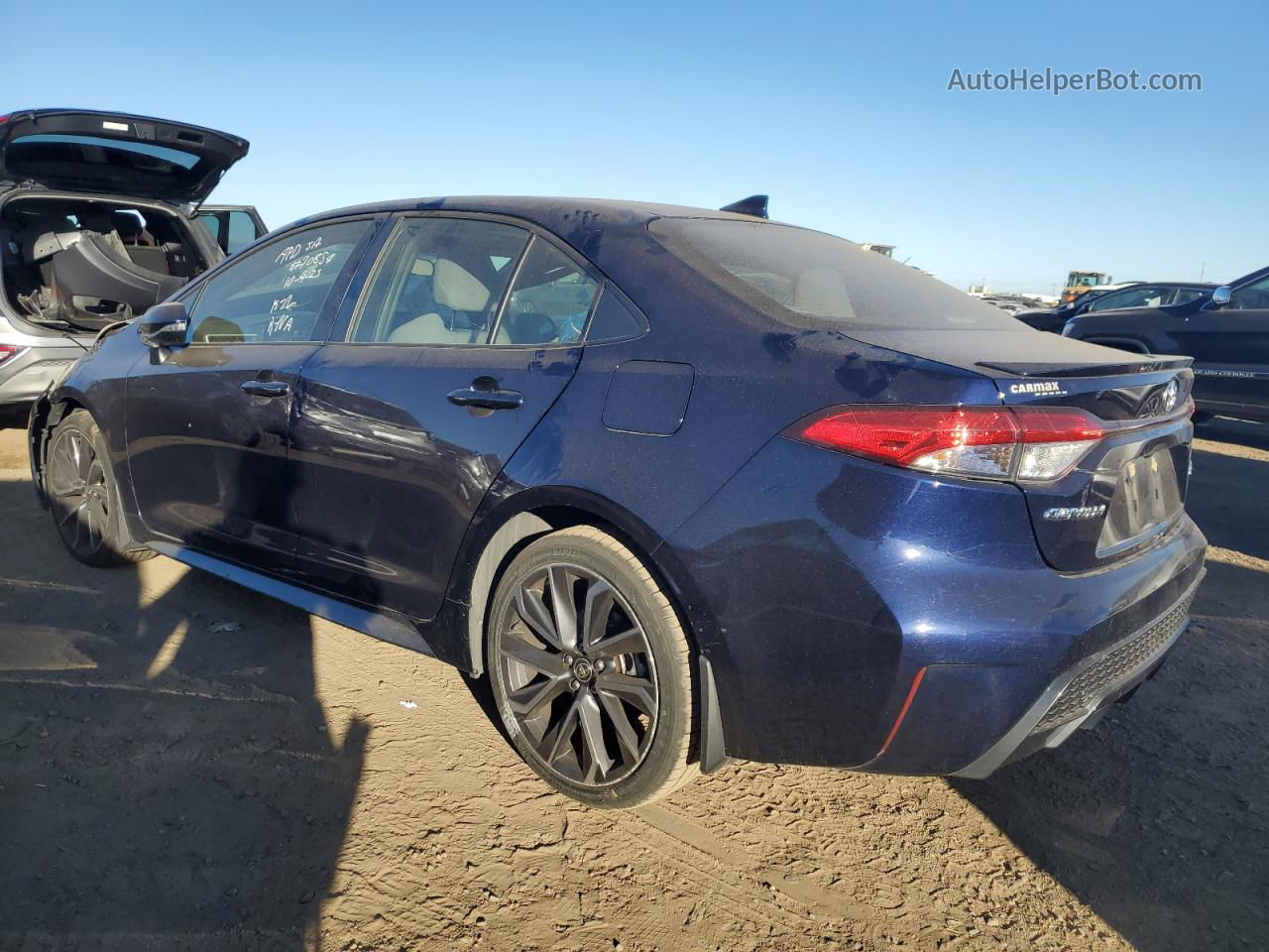 2020 Toyota Corolla Se Синий vin: JTDS4RCE4LJ003569