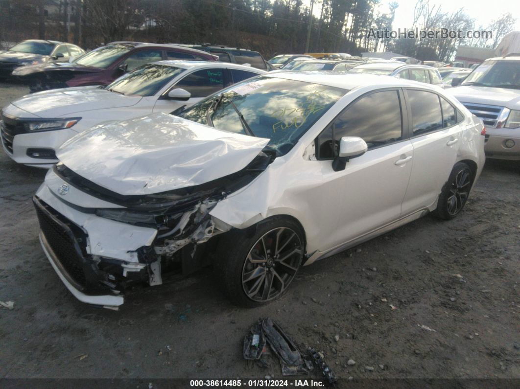 2020 Toyota Corolla Se White vin: JTDS4RCE4LJ017987