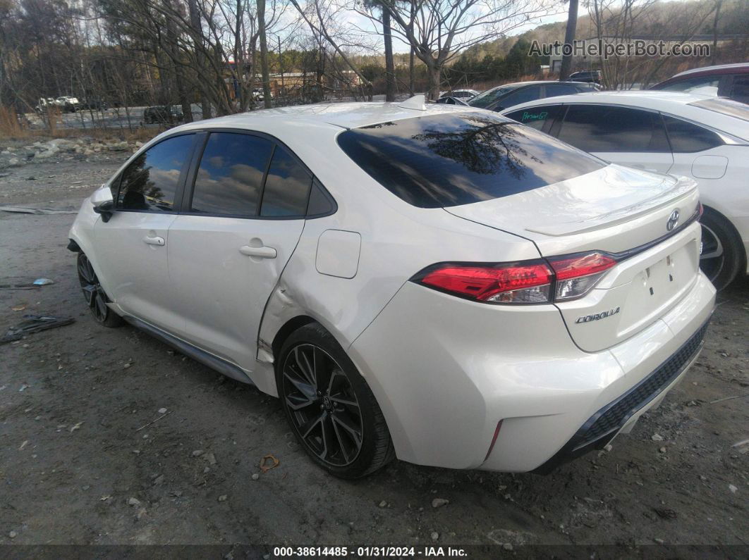 2020 Toyota Corolla Se Белый vin: JTDS4RCE4LJ017987