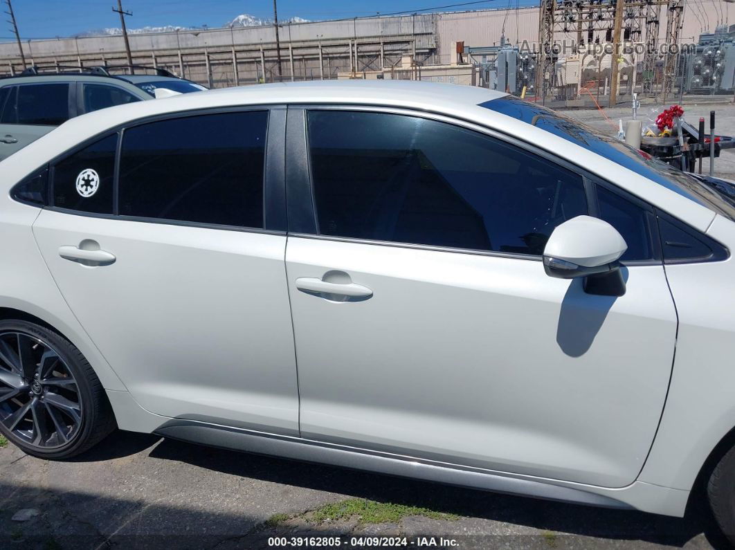 2020 Toyota Corolla Se Белый vin: JTDS4RCE4LJ018508