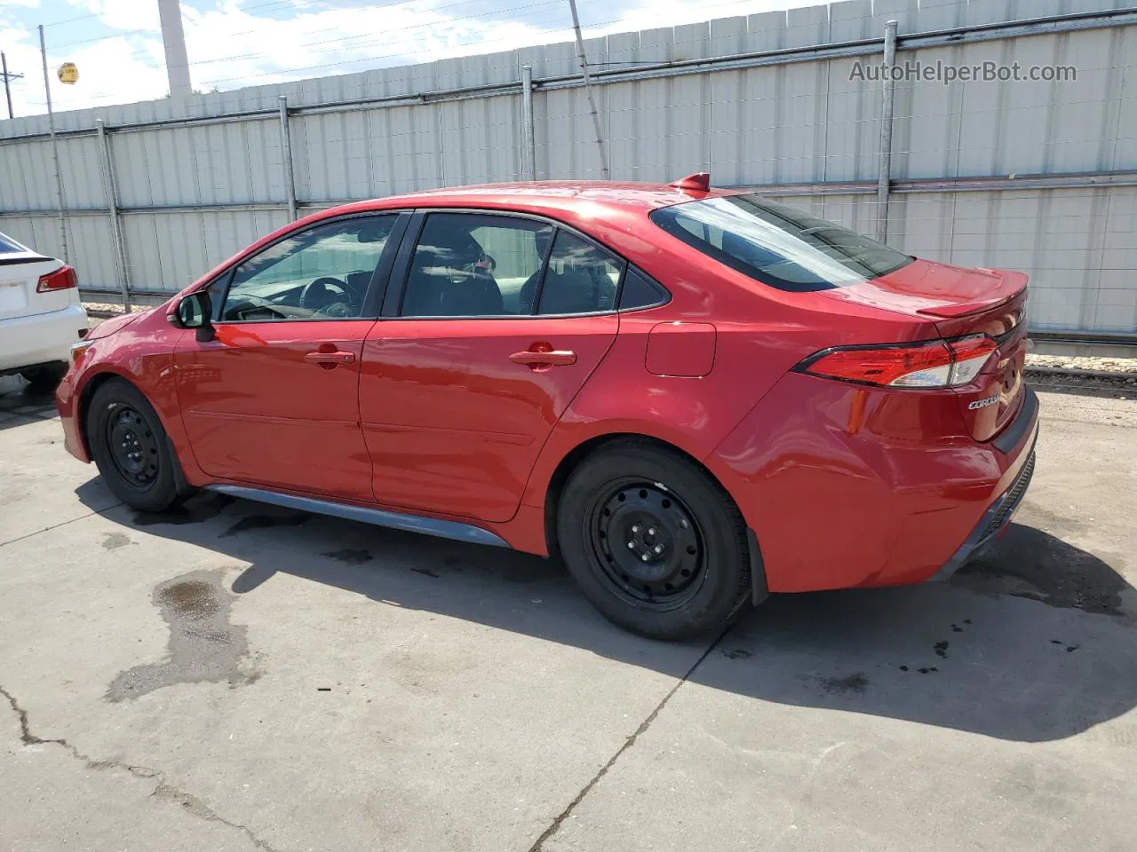 2020 Toyota Corolla Se Красный vin: JTDS4RCE4LJ029430