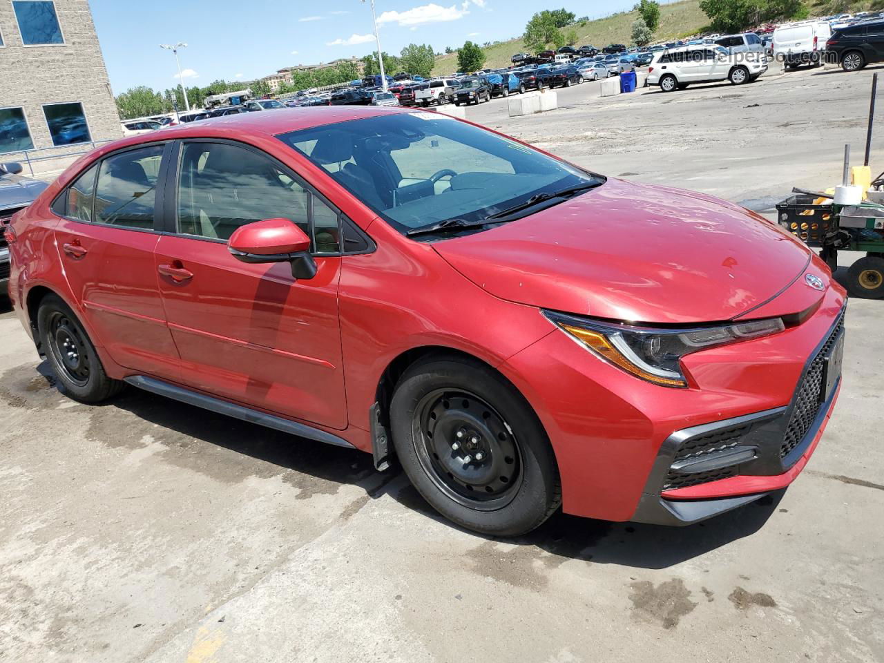 2020 Toyota Corolla Se Red vin: JTDS4RCE4LJ029430