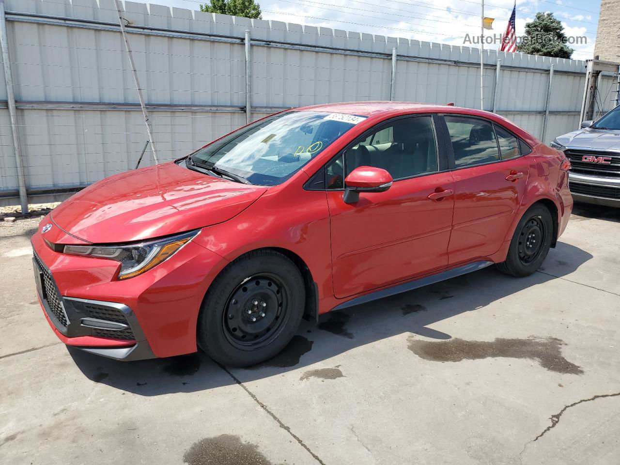 2020 Toyota Corolla Se Red vin: JTDS4RCE4LJ029430