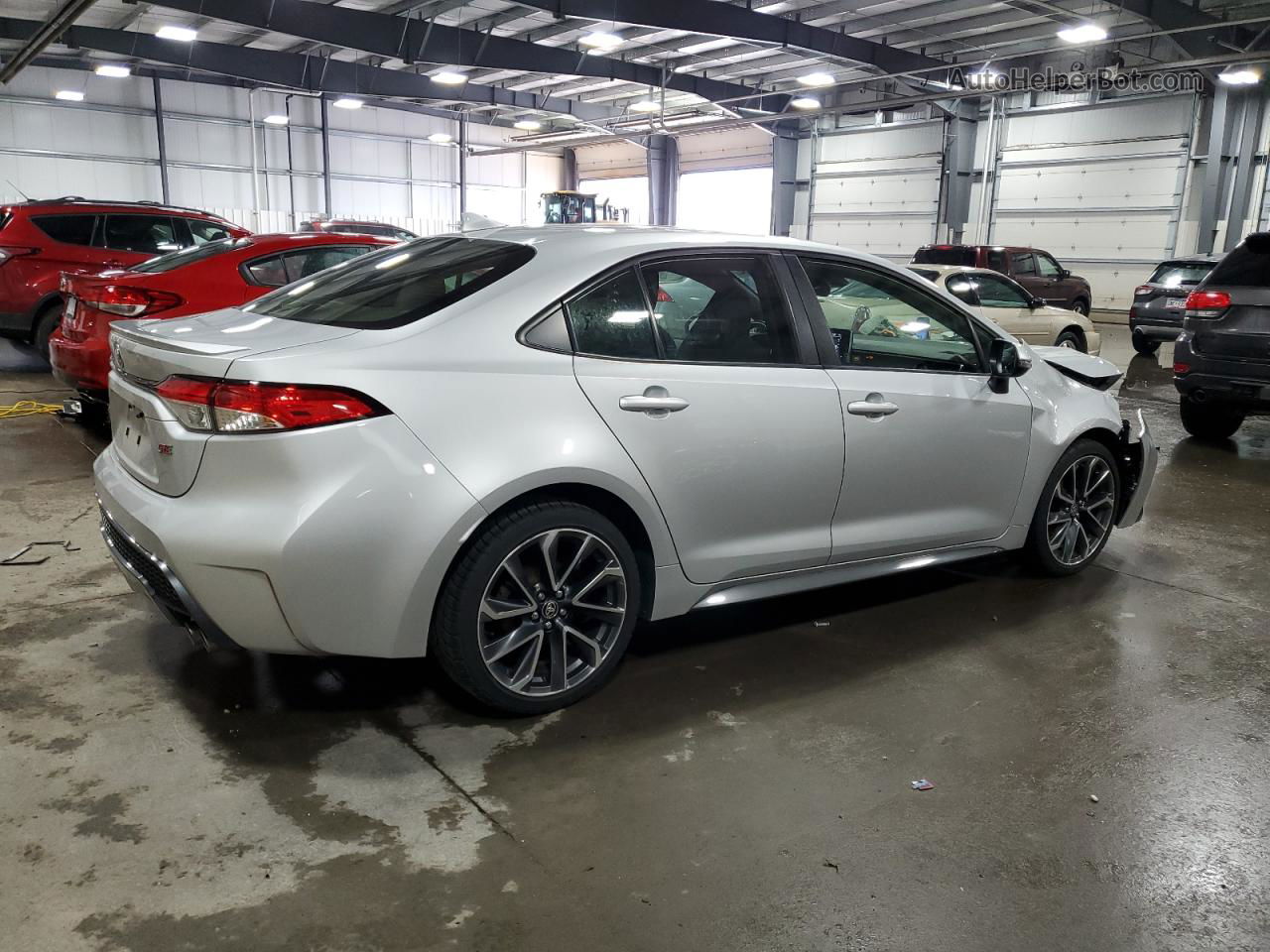 2020 Toyota Corolla Se Silver vin: JTDS4RCE5LJ021286