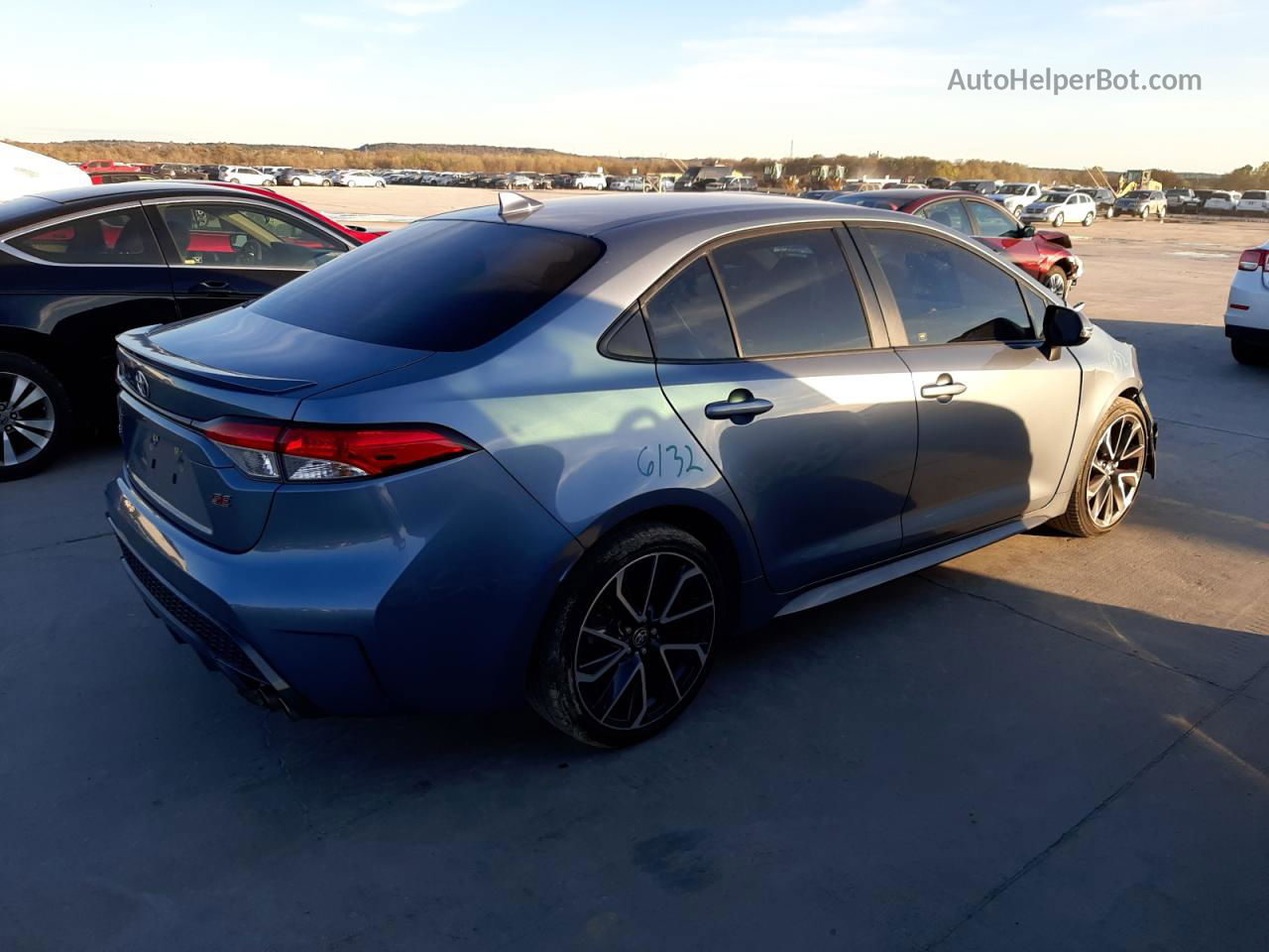 2020 Toyota Corolla Se Gray vin: JTDS4RCE5LJ026634