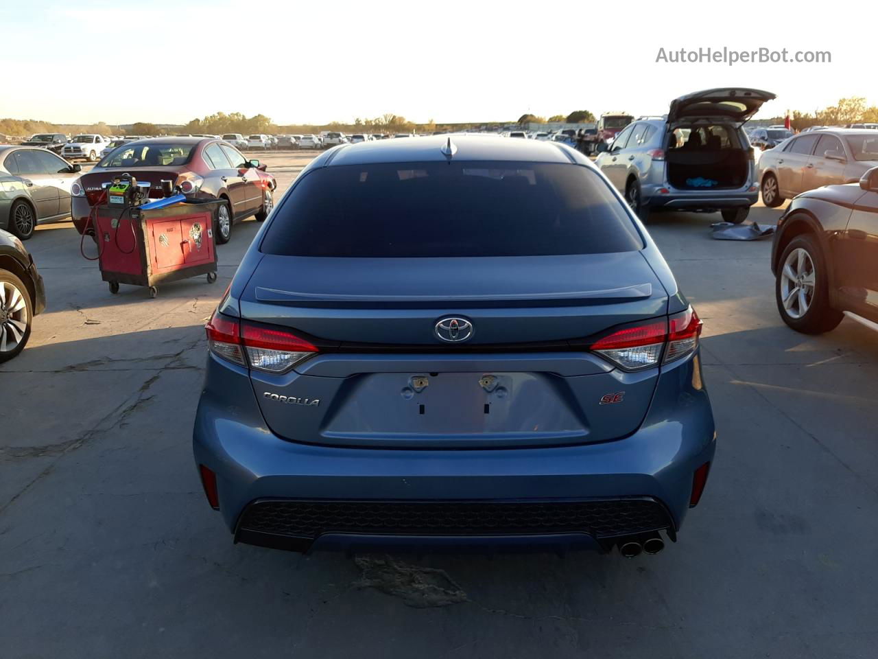 2020 Toyota Corolla Se Gray vin: JTDS4RCE5LJ026634