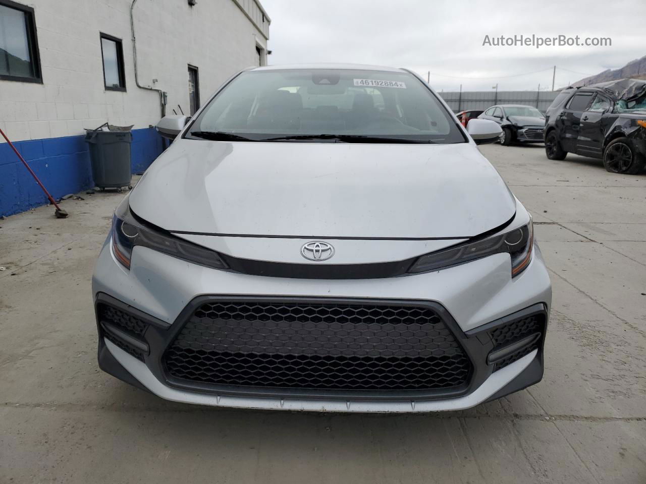 2020 Toyota Corolla Se Серебряный vin: JTDS4RCE5LJ027539