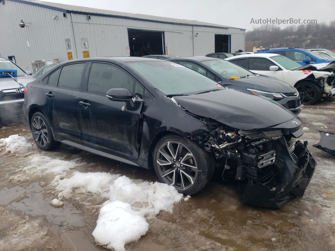 2020 Toyota Corolla Se Black vin: JTDS4RCE5LJ042865