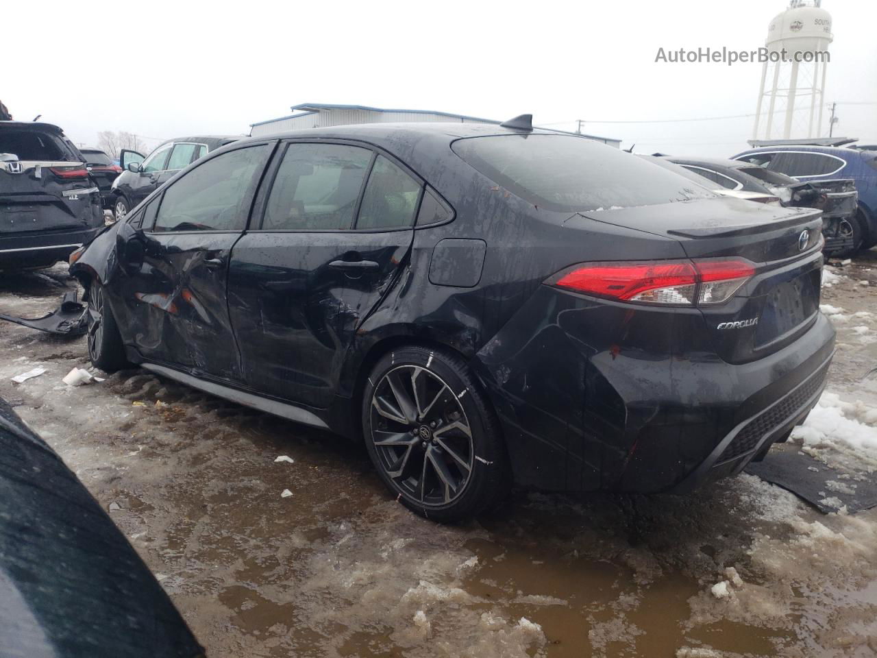 2020 Toyota Corolla Se Black vin: JTDS4RCE5LJ042865