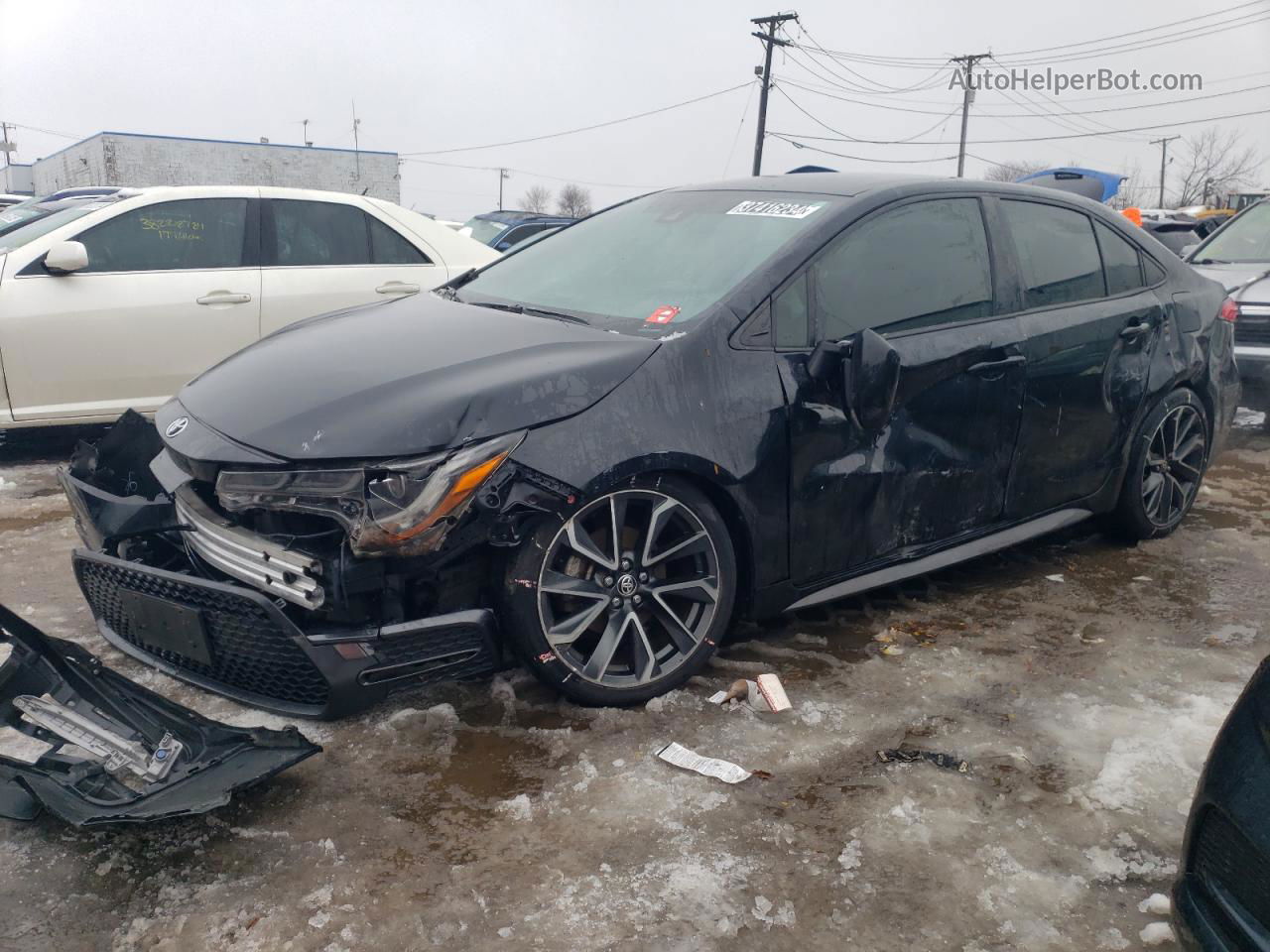 2020 Toyota Corolla Se Black vin: JTDS4RCE5LJ042865