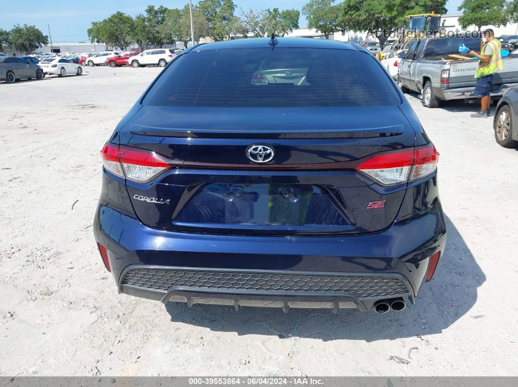 2020 Toyota Corolla Se Blue vin: JTDS4RCE5LJ053123