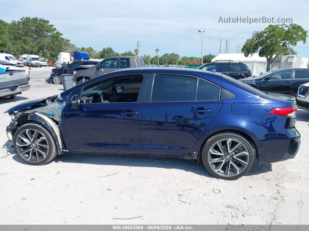 2020 Toyota Corolla Se Blue vin: JTDS4RCE5LJ053123