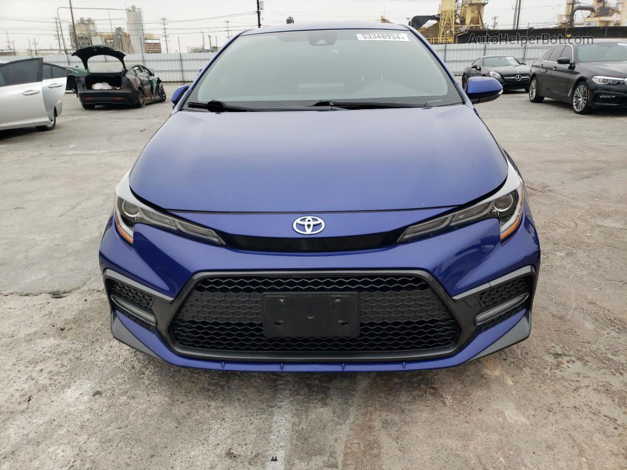 2020 Toyota Corolla Se Blue vin: JTDS4RCE6LJ012970