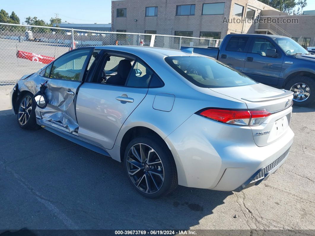 2020 Toyota Corolla Se Silver vin: JTDS4RCE6LJ033236