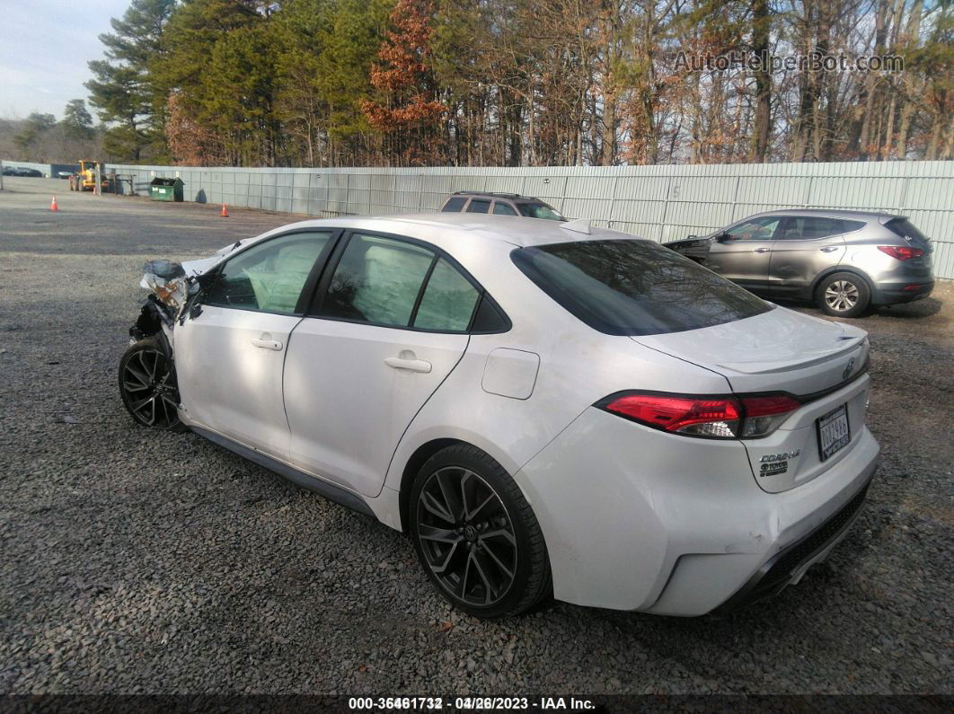 2020 Toyota Corolla Se/nightshade White vin: JTDS4RCE7LJ001833