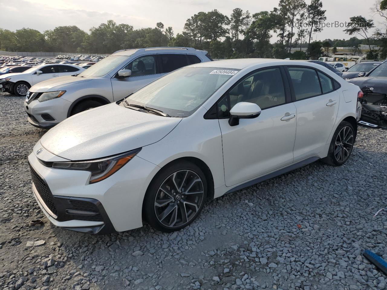 2020 Toyota Corolla Se Белый vin: JTDS4RCE7LJ011178