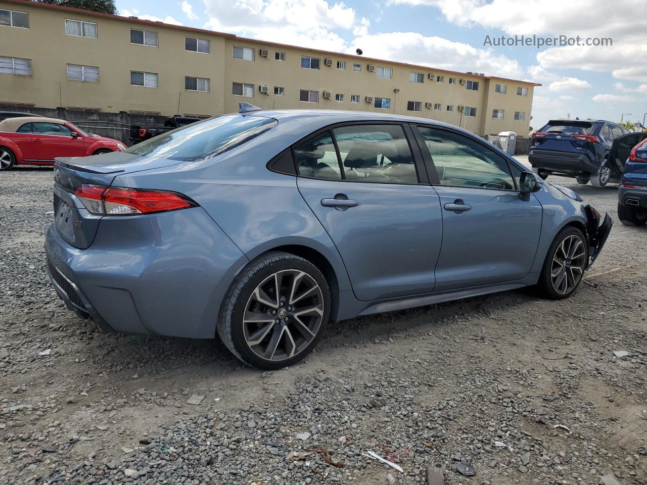 2020 Toyota Corolla Se Синий vin: JTDS4RCE7LJ037781