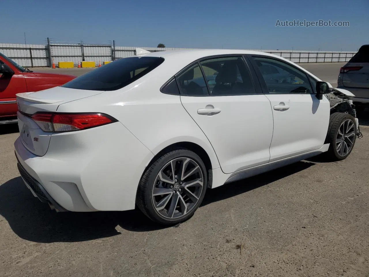 2020 Toyota Corolla Se White vin: JTDS4RCE8LJ007138