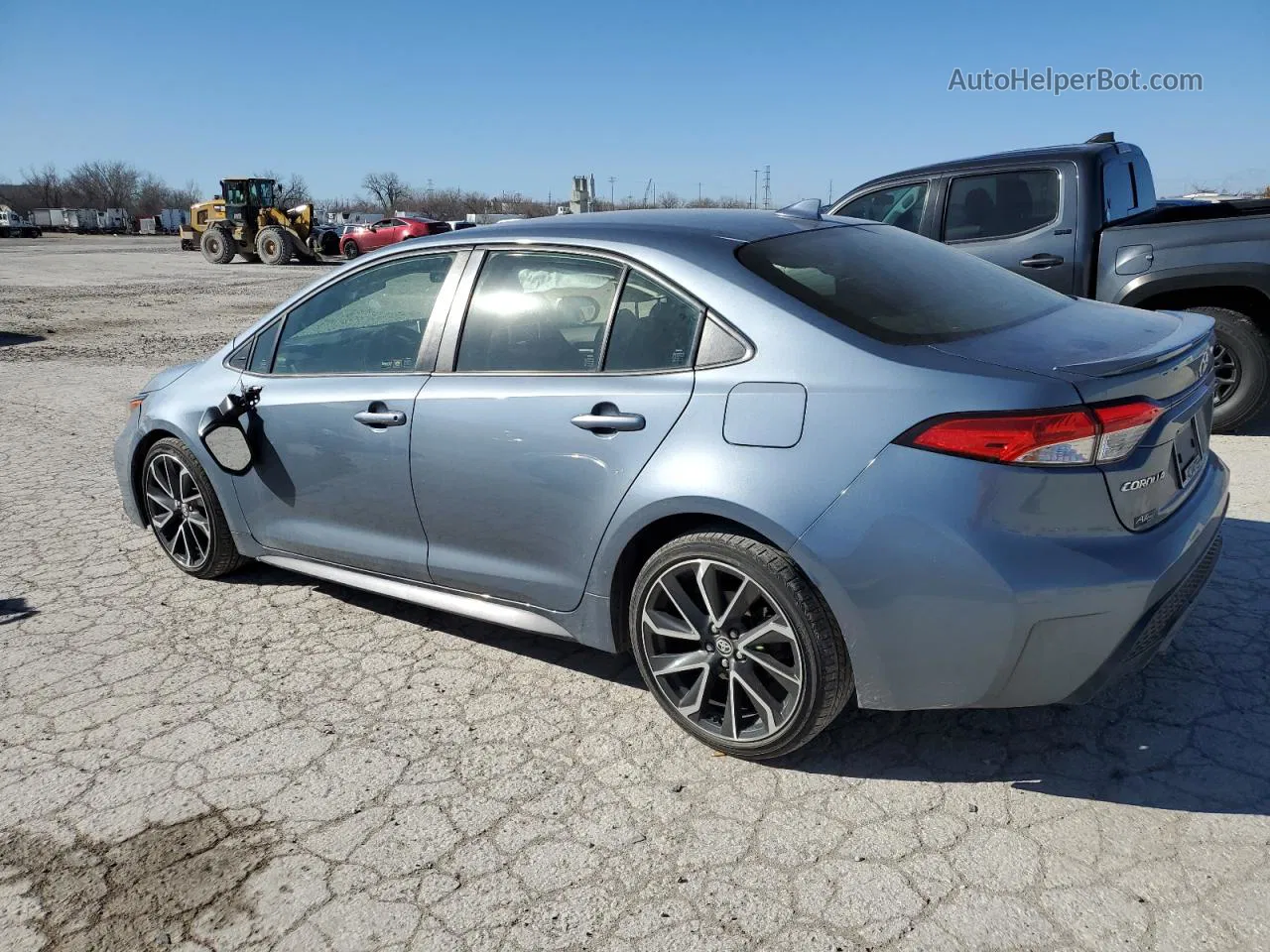 2020 Toyota Corolla Se Blue vin: JTDS4RCE8LJ007639