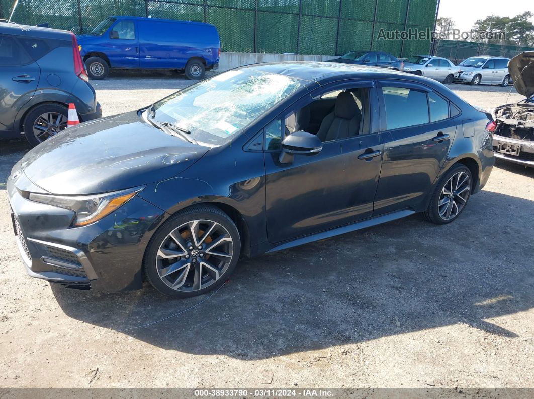 2020 Toyota Corolla Se Black vin: JTDS4RCE8LJ008838