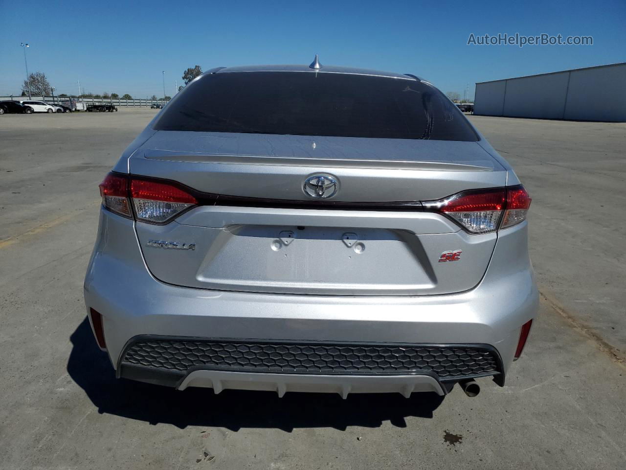 2020 Toyota Corolla Se Silver vin: JTDS4RCE8LJ020777